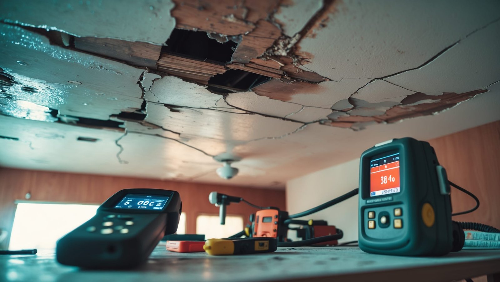 water damage ceiling