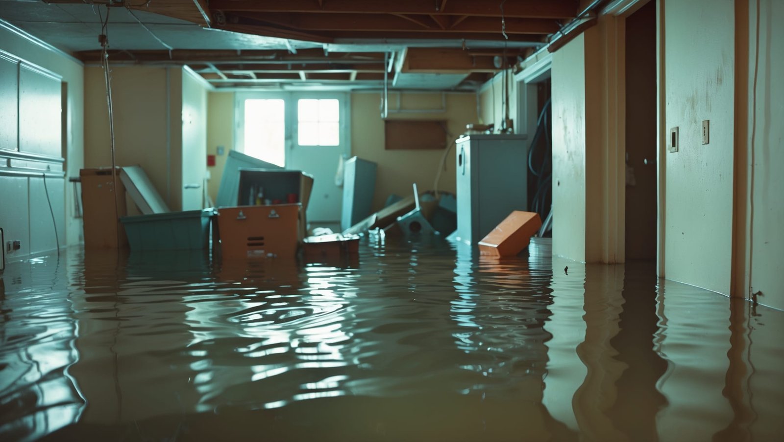 flooded basement