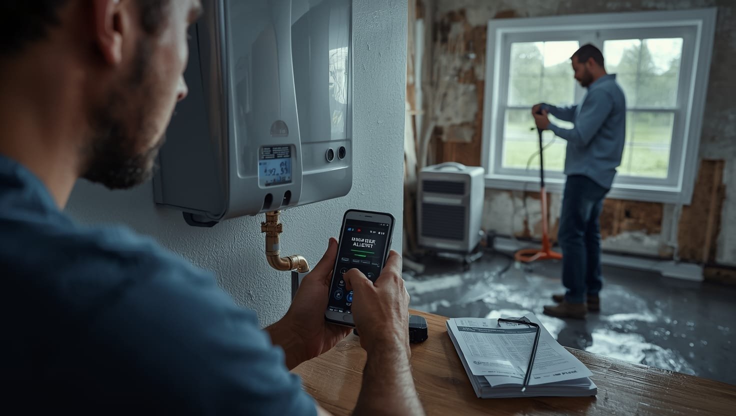 who to calll for water damage in walls: demonstrating professional water damage detection services for homeowners