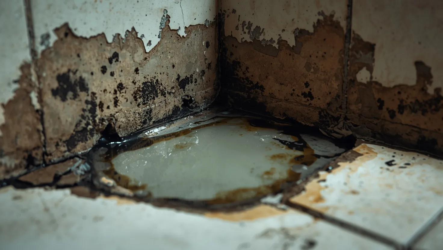 # Water damage progression under tiles timeline showing moisture accumulation and mold growth stages hourly: how to dry out water under tiles