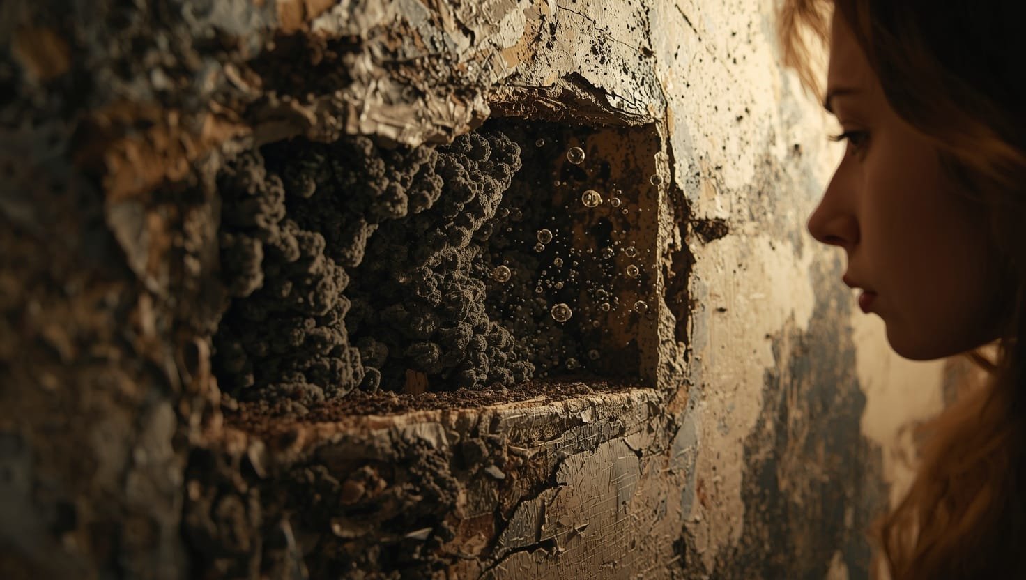 what does black mold smell like
