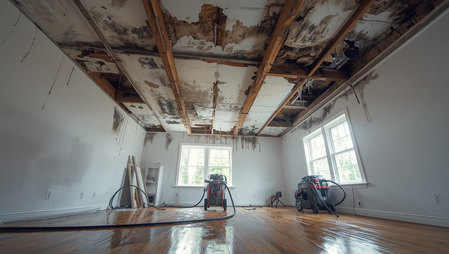 ceiling leak